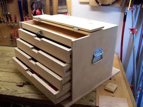 diy wooden tool chest drawer